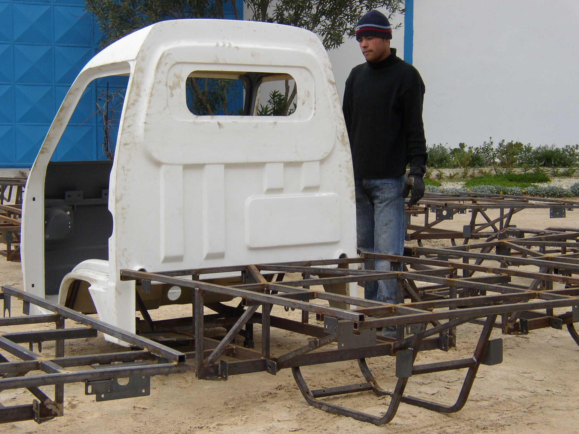 Châssis automobile — assemblage métallique